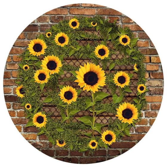 Imagem de Painel Redondo 3D Sublimado Girassol Frd-539