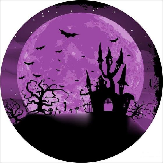 Imagem de Painel Redondo 3D Sublimado Halloween Frd-5099