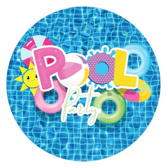 Imagem de Painel Redondo 3D Sublimado Pool Party Frd-2579