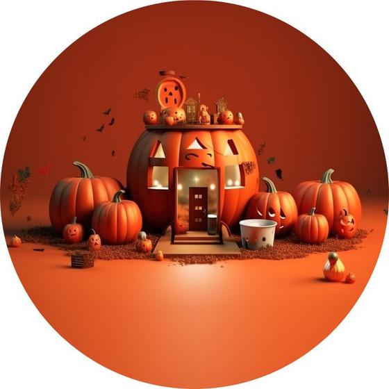 Imagem de Painel Redondo C/ Elástico 1,50m Halloween