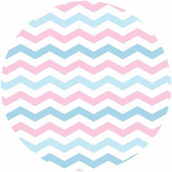Imagem de Painel Redondo De Festa Chevron 150X150 - Chr01