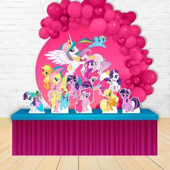 Painel Redondo E Displays My Little Pony - IMPAKTO VISUAL - Kit ...