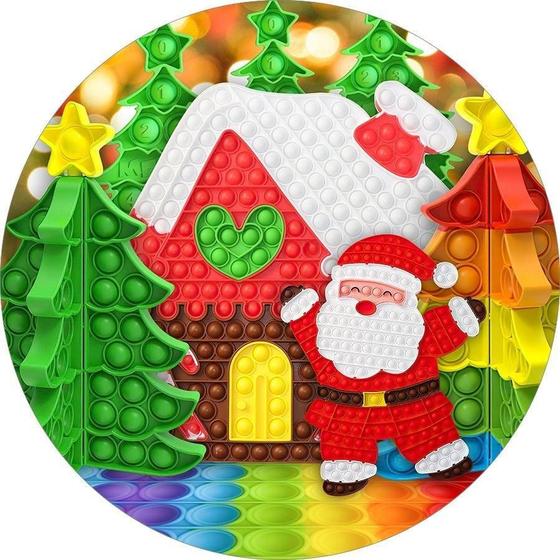 Imagem de Painel Redondo Tecido Sublimado 3D Fidget Toys Frd-5780