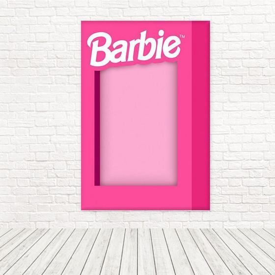 Imagem de Painel Retangular 3D Sublimado Barbie 1,5X2,2 Frt-5101