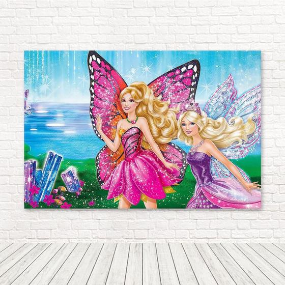 Imagem de Painel Retangular 3D Sublimado Barbie 2,0X1,5 Frt-4037