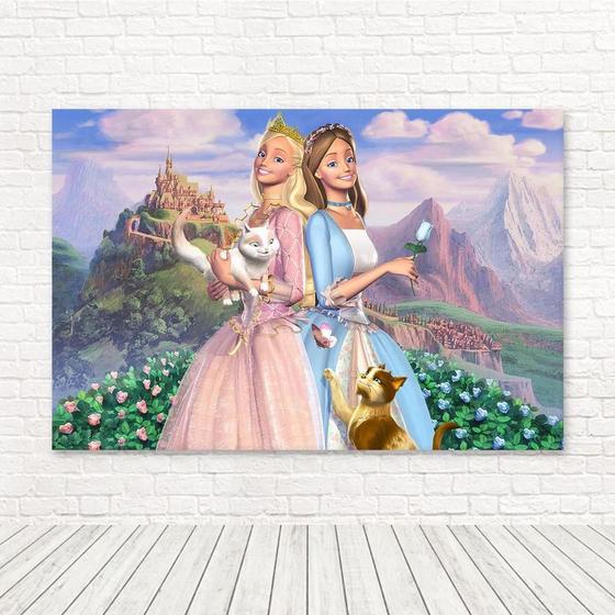 Imagem de Painel Retangular 3D Sublimado Barbie 2,0X1,5 Frt-4050