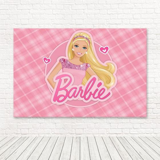 Imagem de Painel Retangular 3D Sublimado Barbie 2,0X1,5 Frt-4159
