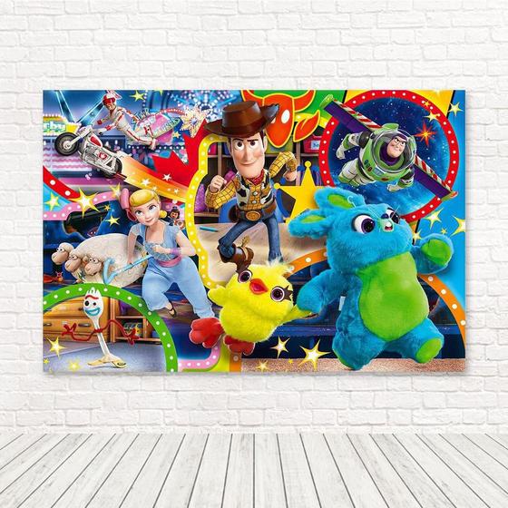 Imagem de Painel Retangular 3D Sublimado Brinquedos 2,0X1,5 Frt-4285