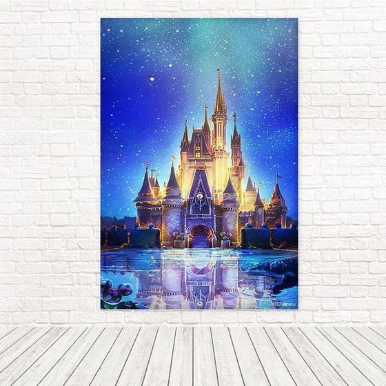 Imagem de Painel Retangular 3D Sublimado Castelo 1,5X2,2 Frt-3486