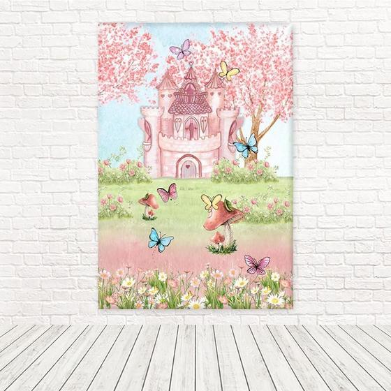 Imagem de Painel Retangular 3D Sublimado Castelo 1,5X2,2 Frt-3972