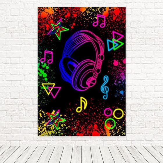 Imagem de Painel Retangular 3D Sublimado Neon 1,5X2,2 Frt-5198
