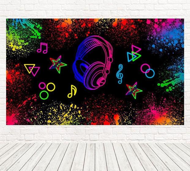 Imagem de Painel Retangular 3D Sublimado Neon 2,0X1,5 Frt-4566