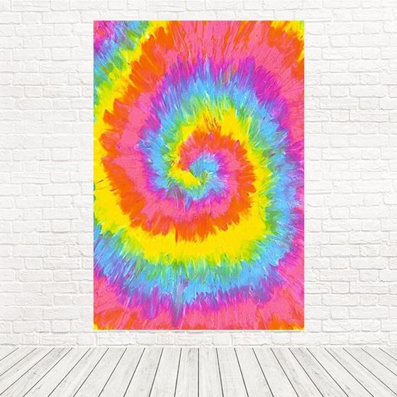 Imagem de Painel Retangular 3D Sublimado Tie Dye 1,5X2,2 Frt-2279