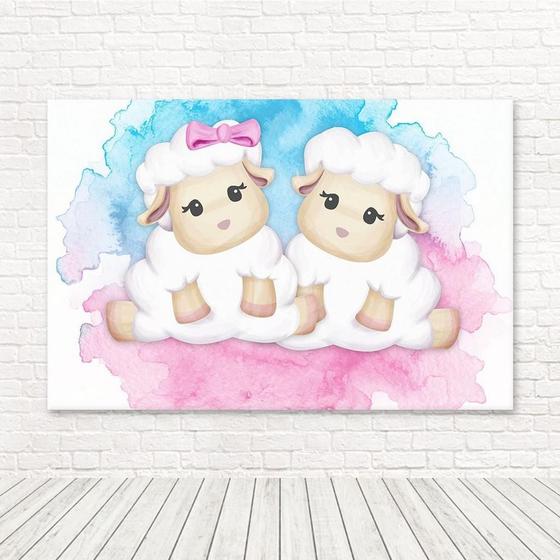 Imagem de Painel Retangular Sublimado Chá Revelação 2,0X1,5 Frt-4165