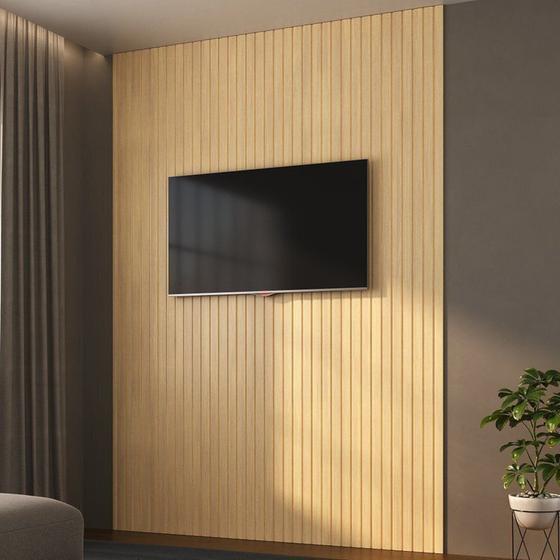 Imagem de Painel Ripado de Poliestireno 12 Barras de 2,85m x12,2cm venda em (3,92m²) Ruffino