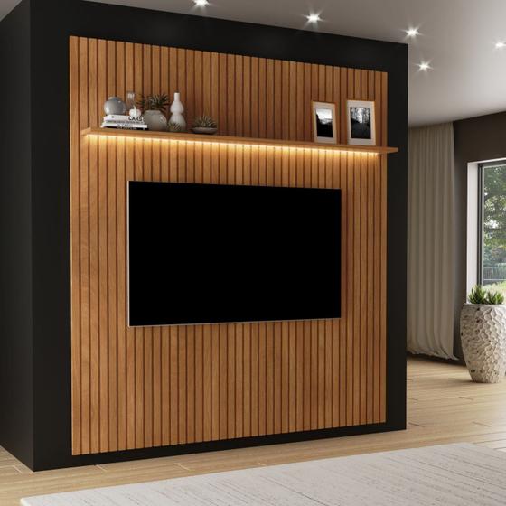 Imagem de Painel Ripado para Tv até 75 Polegadas 184,5cm com Led Evolution