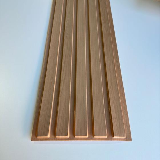 Imagem de Painel Ripado Versátil Modular: Kit 10 unid. 90x27cm larg. (2,43m²)