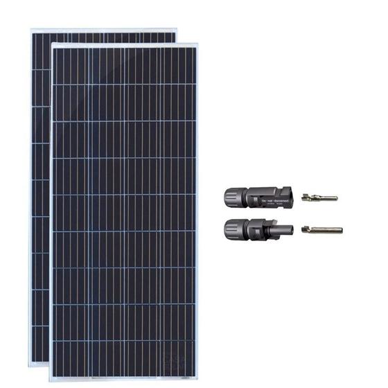 Imagem de Painel Solar 300w Policristalino Resun e Conector MC4