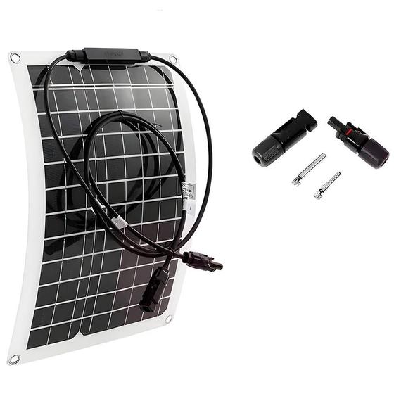 Imagem de Paínel Solar Fotovoltaico Flexivel E Leve 300W, 38Cm X 28Cm