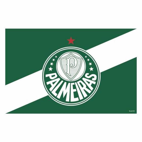 Imagem de Painel Sublimado em tecido festa Palmeiras Decoração 85X55cm