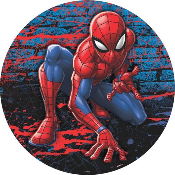 Imagem de Painel Sublimado Redondo em Tecido Homem Aranha 1,55m -01 unidade - Piffer- Rizzo