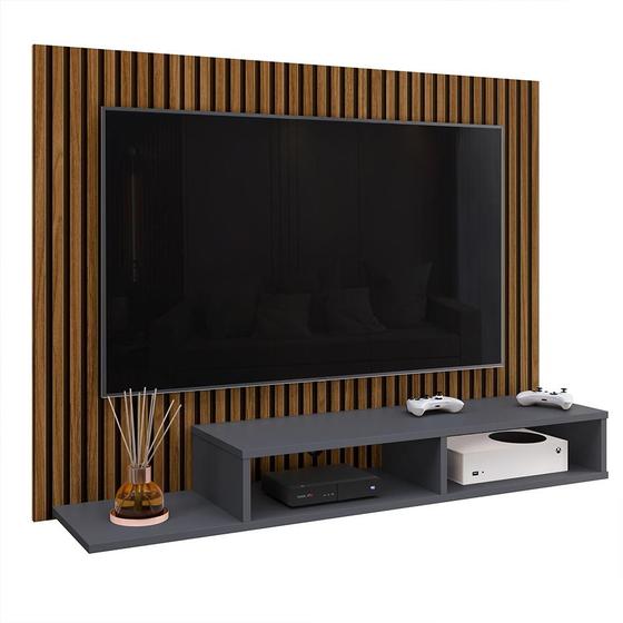 Painel TV 40 42 45 47 48 Polegadas Decoração Sala Quarto Estante Dubai Suspensa Nicho Organizador Prateleira Desing Moderno - RPM Móveis Menor preço em Painel TV 40 42 45 47 48 Polegadas Decoração Sala Quarto Estante Dubai Suspensa Nicho Organizador Prateleira Desing Moderno - RPM Móveis