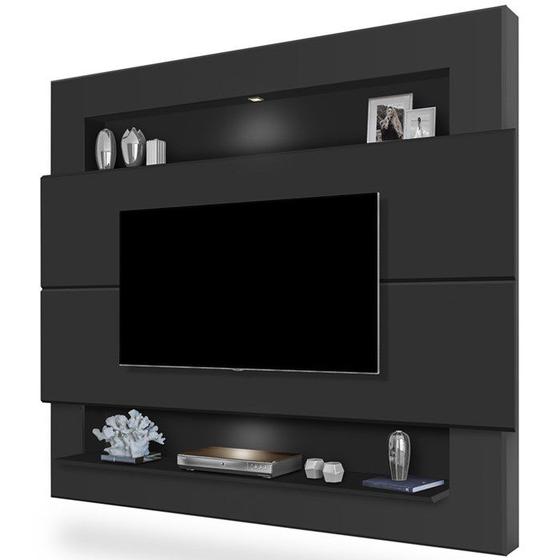 Imagem de Painel TV 57 Pol 163 cm MDF 01506003 Preto LPA