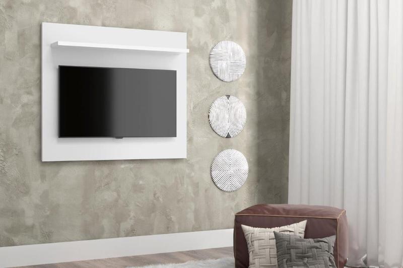 Imagem de Painel Y Moderno e Compacto Para TV Até 32'' Polegadas Cor Branco