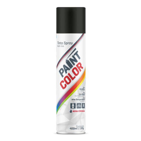 Imagem de Paintcolor tinta alta temperatura preto fosco