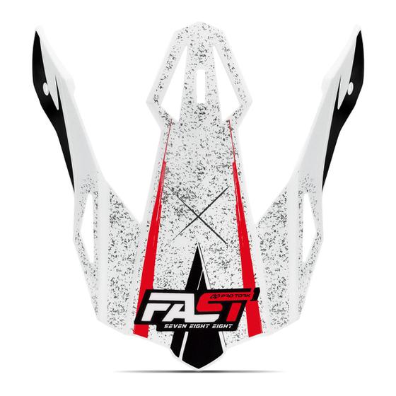 Imagem de Pala Capacete Pro Tork Fast 788 Skull