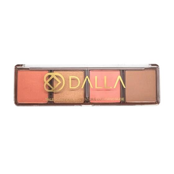 Imagem de Paleta Blush Iluminador e Contorno Nude 14g Dalla Makeup