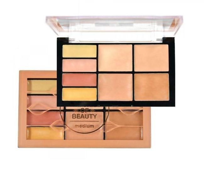 Paleta Corretivo e Contorno The Skill of Beauty Medium Ruby Rose HB8097-3 Menor preço em Paleta Corretivo e Contorno The Skill of Beauty Medium Ruby Rose HB8097-3