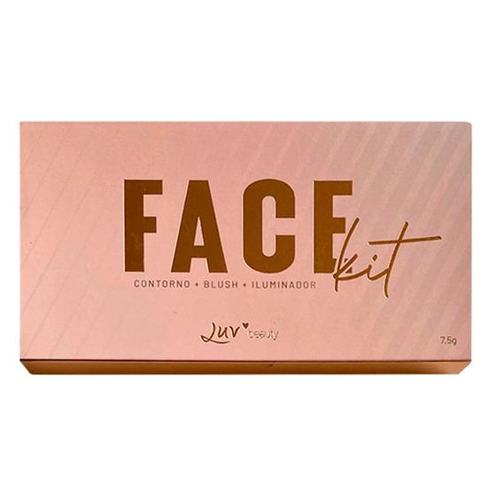 Imagem de Paleta de Blush e Iluminador Luv Beauty - Face Kit 2