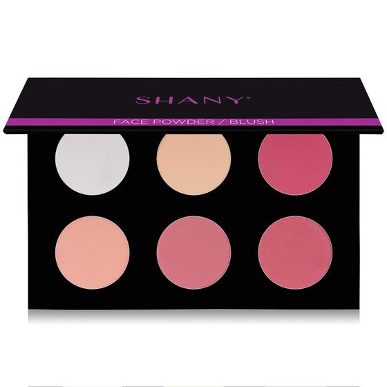 Imagem de Paleta de Blush e Iluminador SHANY Shimmer & Matte - Recarga para Conjunto de 6 Camadas