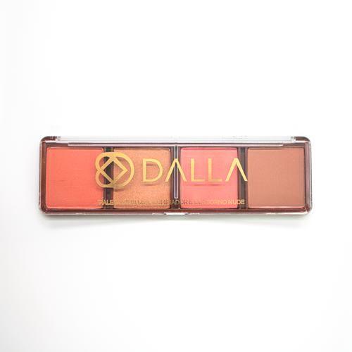 Imagem de Paleta de Blush, Iluminador e Contorno Nude Dalla