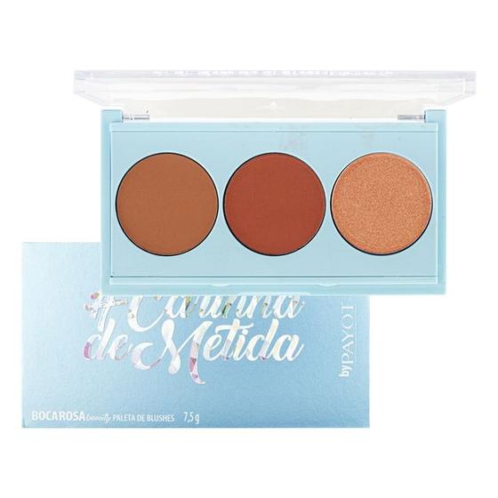 Imagem de Paleta de blushes carinha de metida boca rosa beauty 7,5g