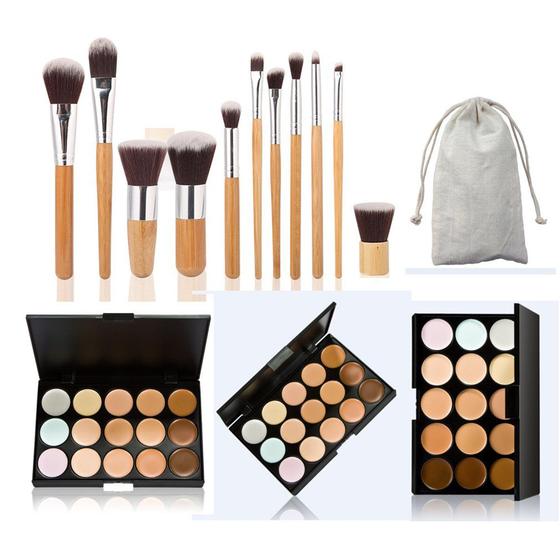 Imagem de Paleta de Corretivo FantasyDay 15 Cores com 11 Pincel