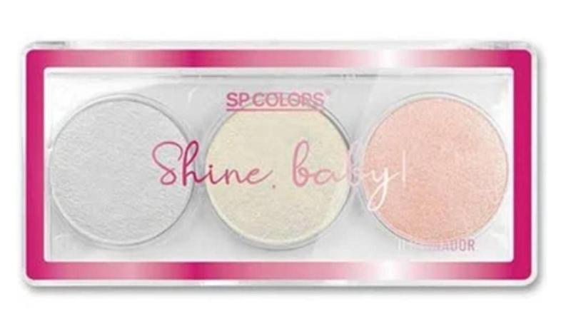 Imagem de Paleta de Iluminador 3 cores Shine Baby - **VALIDADE 08/23**SP COLORS