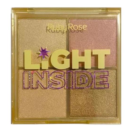 Imagem de Paleta De Iluminador Glow Light Inside - Ruby Rose