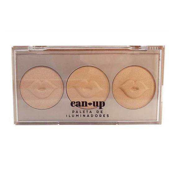 Imagem de Paleta de Iluminadores 3 Cores Can-Up Tons Claros Kit 1