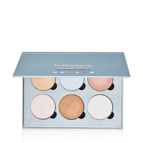 Imagem de Paleta de pó para realçar Bellapierre Glowing 2 w/ 6 Shade