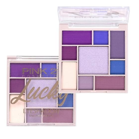 Imagem de Paleta de Sombras 9 cores Lucky Eyeshadow Pink 21