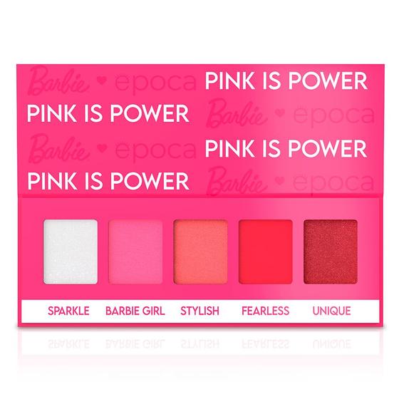 Imagem de Paleta de Sombras Barbie By Época Pink Is Power Edição Limitada
