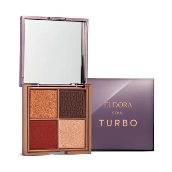 Imagem de Paleta de Sombras Eudora Soul Turbo 8g 4 Cores de Sombras