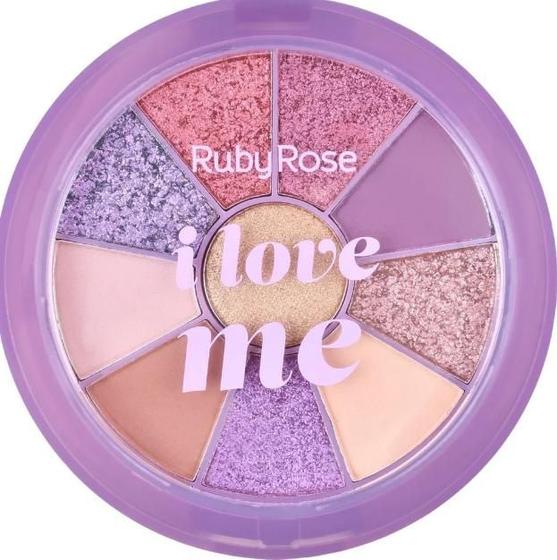 Imagem de Paleta De Sombras I Love Me HB 1075-8 Ruby Rose