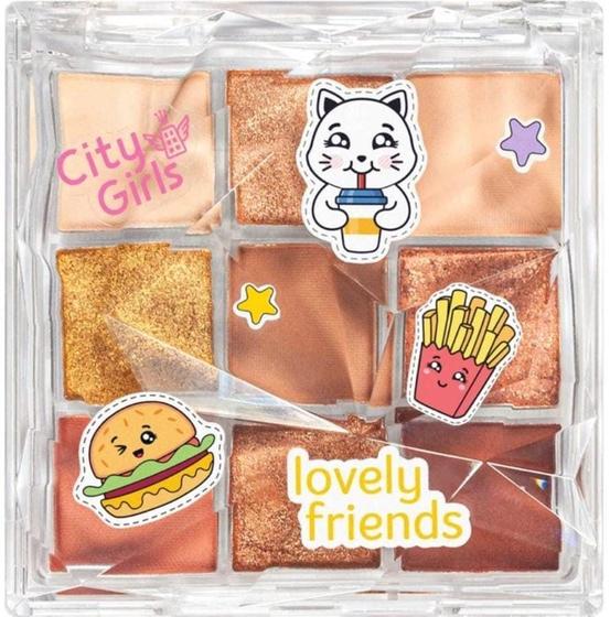 Imagem de Paleta de sombras lovely friends city girls