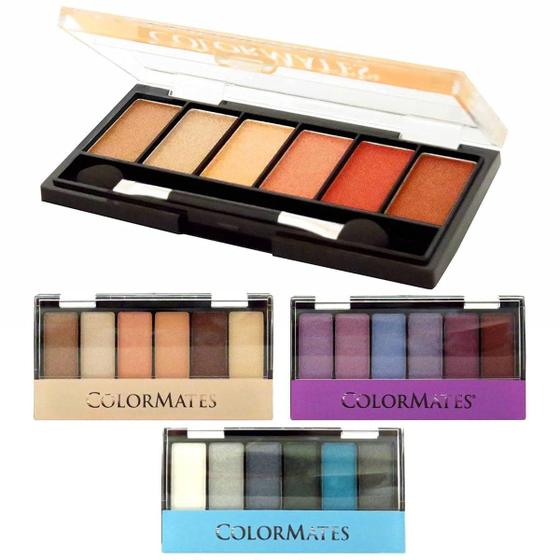 Imagem de Paleta de sombras minerais Colormates 6 Shades Natural Beauty