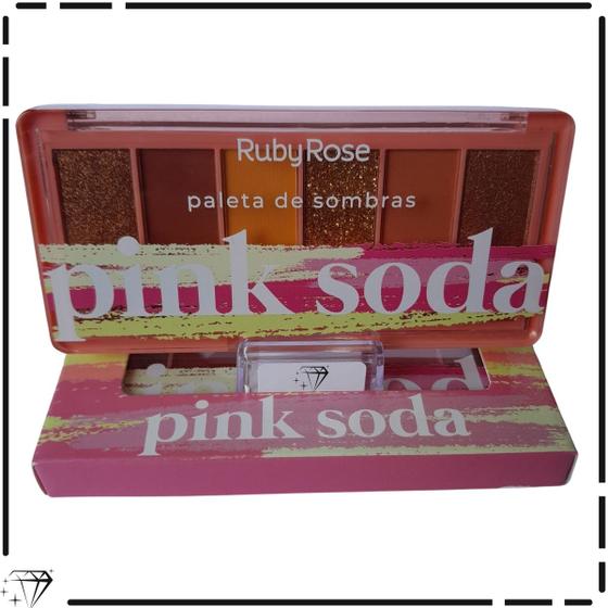Imagem de Paleta De Sombras Ruby Rose 6 Cores - Matte E Cintilante