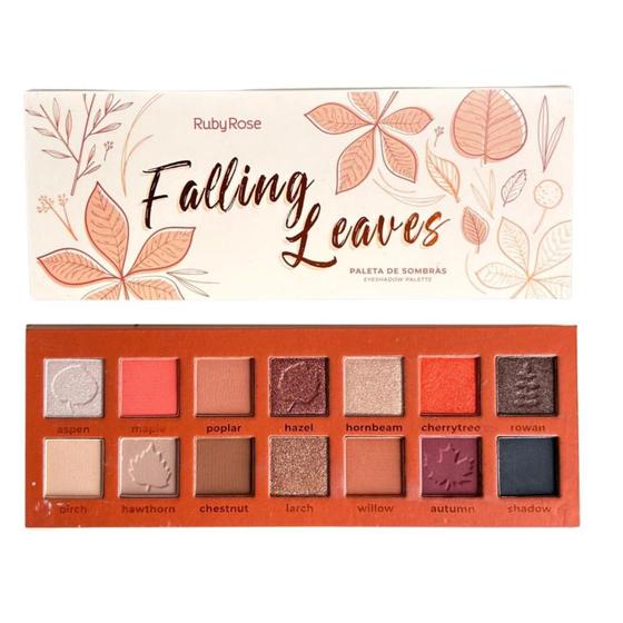 Imagem de Paleta de Sombras Ruby Rose Falling Leaves HB-F539
