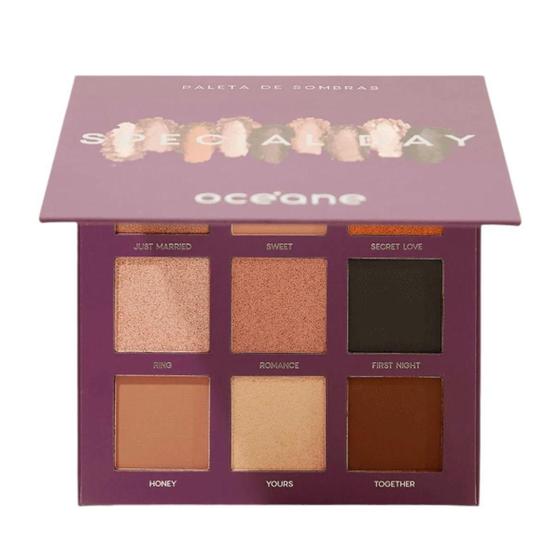 Imagem de Paleta De Sombras Special Day Océane Purple 25G 9 Cores